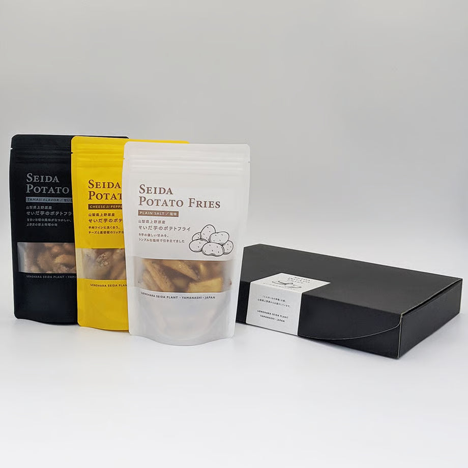 【2025年収穫】せいだ芋のポテトフライ/『お手土産』セット(3種詰め合わせ)