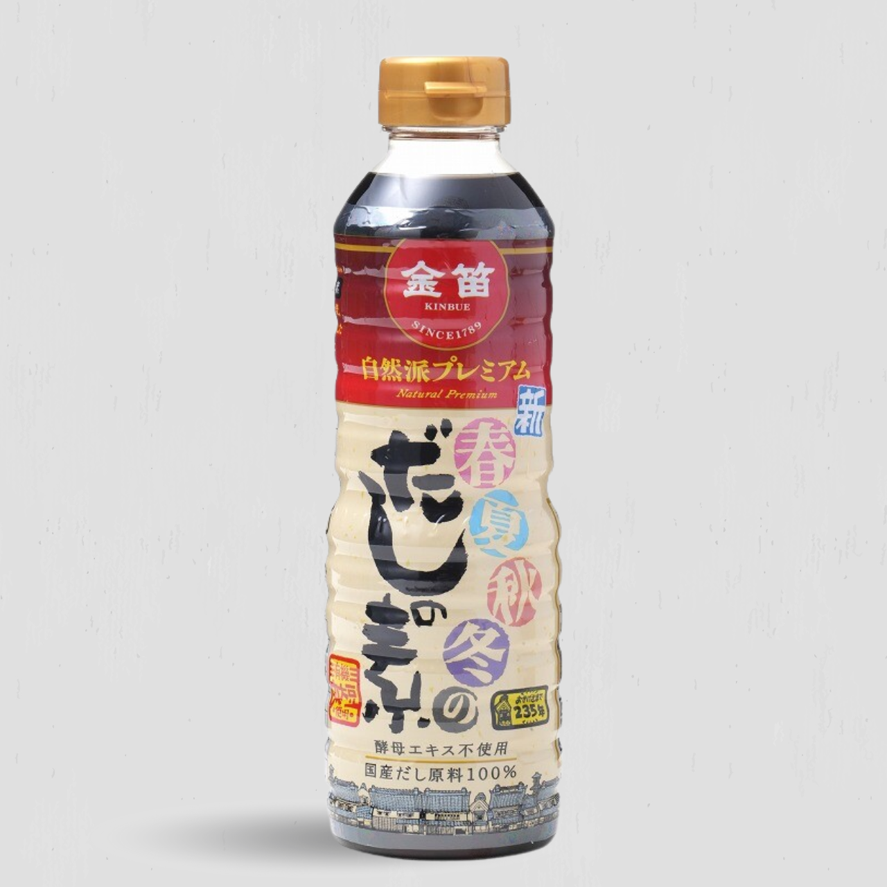 笛木醤油 金笛 新 春夏秋冬のだしの素 プレミアム 500ml